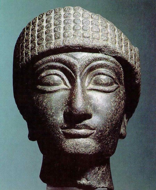 8ba - Gudea, Ninsun's son, of Lagash, builder of Ningirsu's temple ziggurat