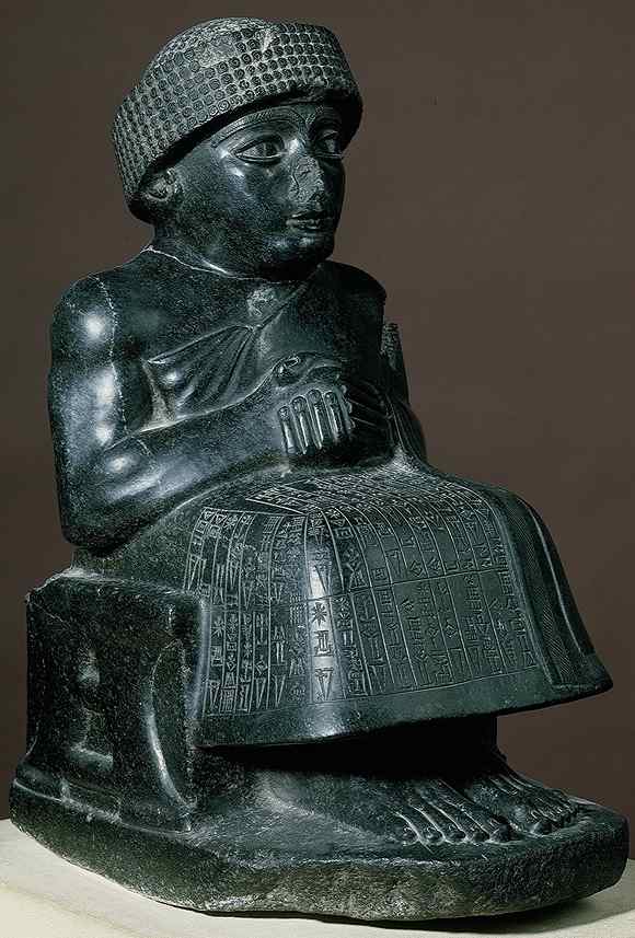 8gg - King Gudea of Lagashprotect & directed by the gods, direct offspring of Ninsun & Lugalbanda, making him 2/3rds divine
