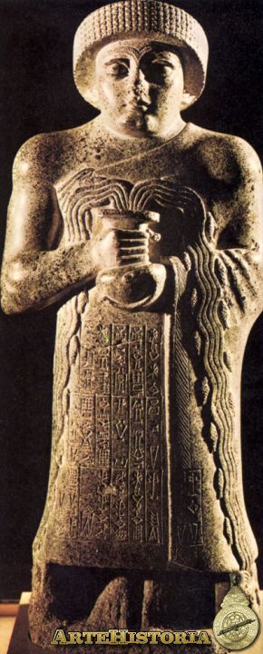 8u - statue of 2/3rds divine King of Lagash, Gudea, son to goddess Ninsun