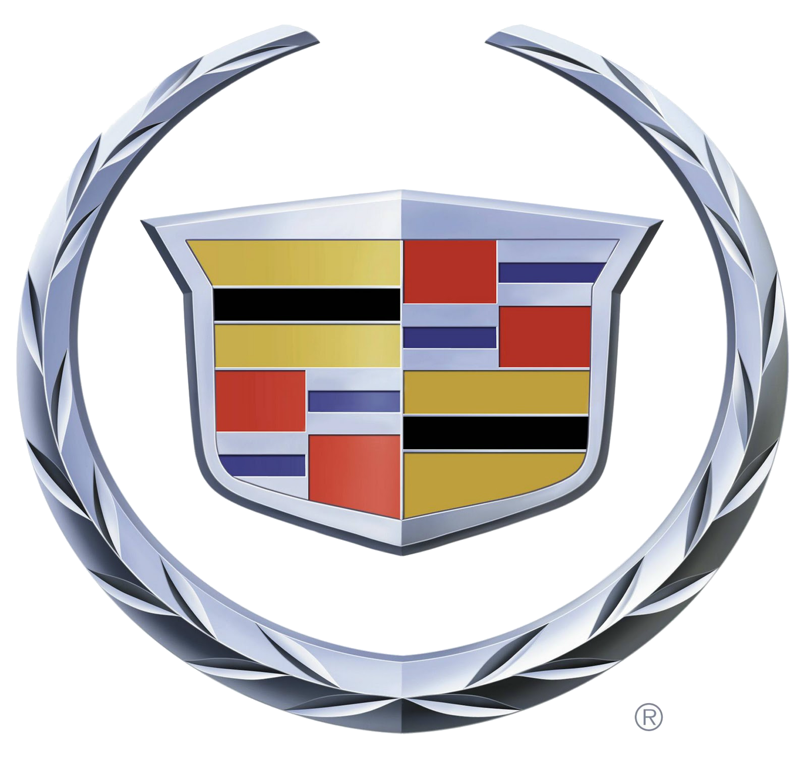9 - Cadillac logo with Nannar's Moon Crescent symbol