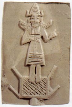 1ga - Marduk, god depicted with wings of flight