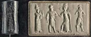 34 - Ninsun, 2/3rds divine King Gilgamesh, his spouse Inanna, & semi-divine worker