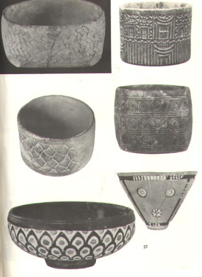 Sumerian geometrically designed bowls, 3000 + B.C.