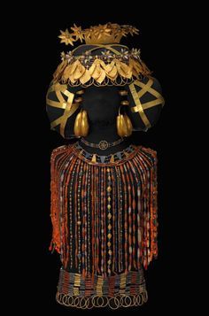 1b - gold & gem accessories for ancient women