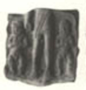 1f - damaged giant alien god Martu, with 2 of his primitive earthling Martu people