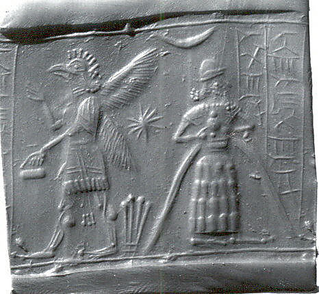 6 - Enki's eagle-winged pilot Abgal, & Enki