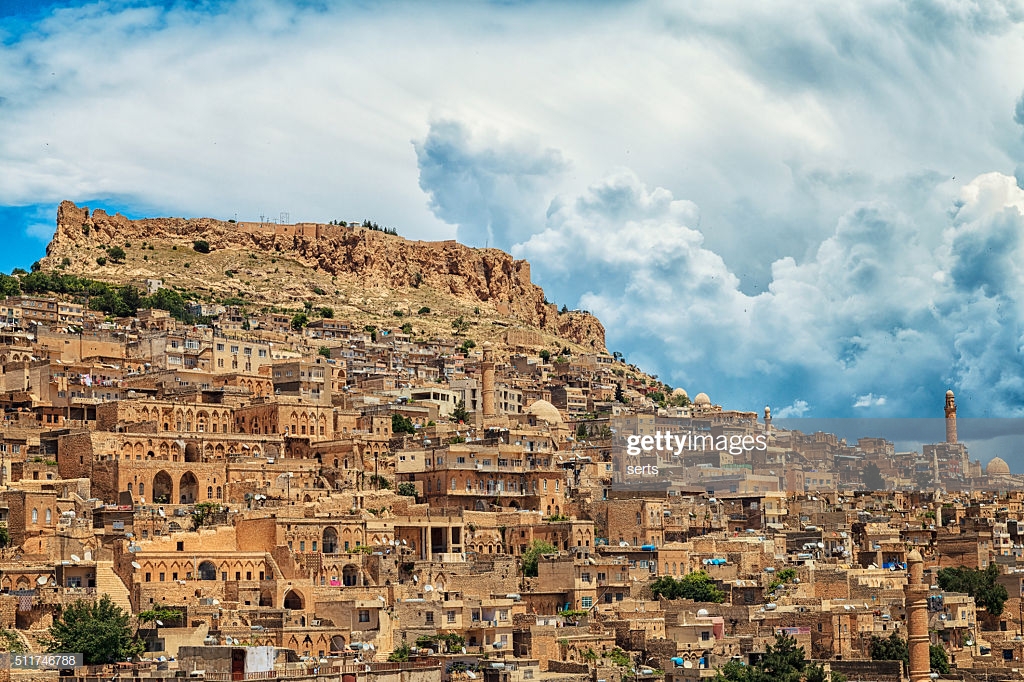 88 - ziggurat ruins above current city in Mesopotamia