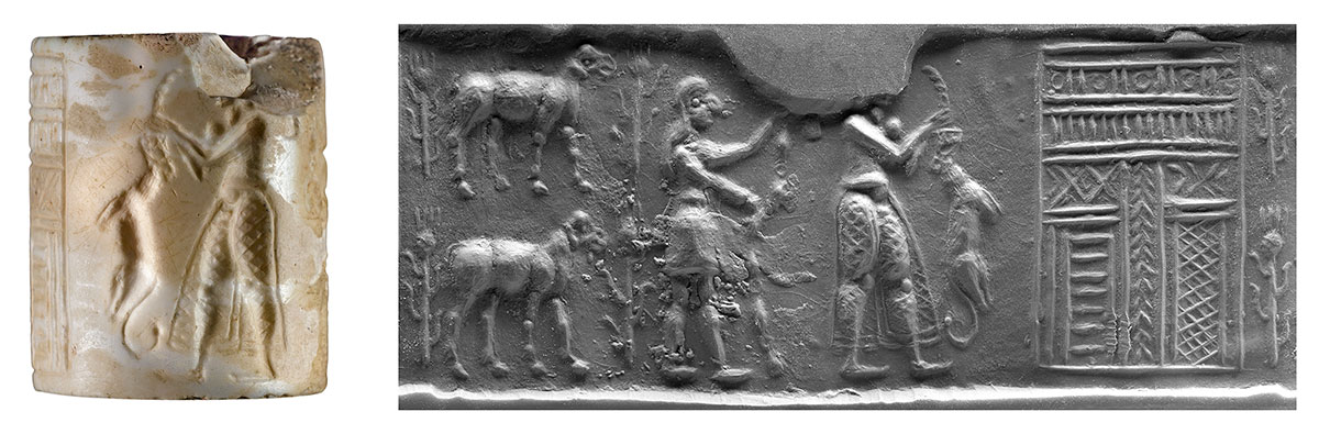 sheep, goats, etc., Inanna helps Dumuzi with the flocks