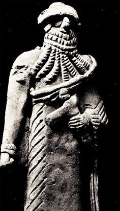 1a - Dumuzi the Shepherd, Babylonian Statue artifact