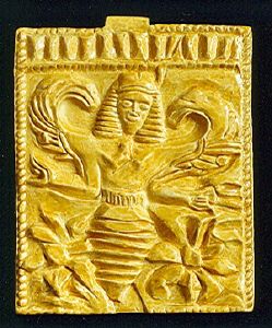5cc - gold Inanna pendant
