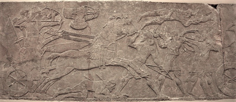 16j - Ashur flying above his king in battle
