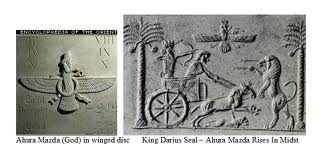 17aa - Ashur protects King Darius