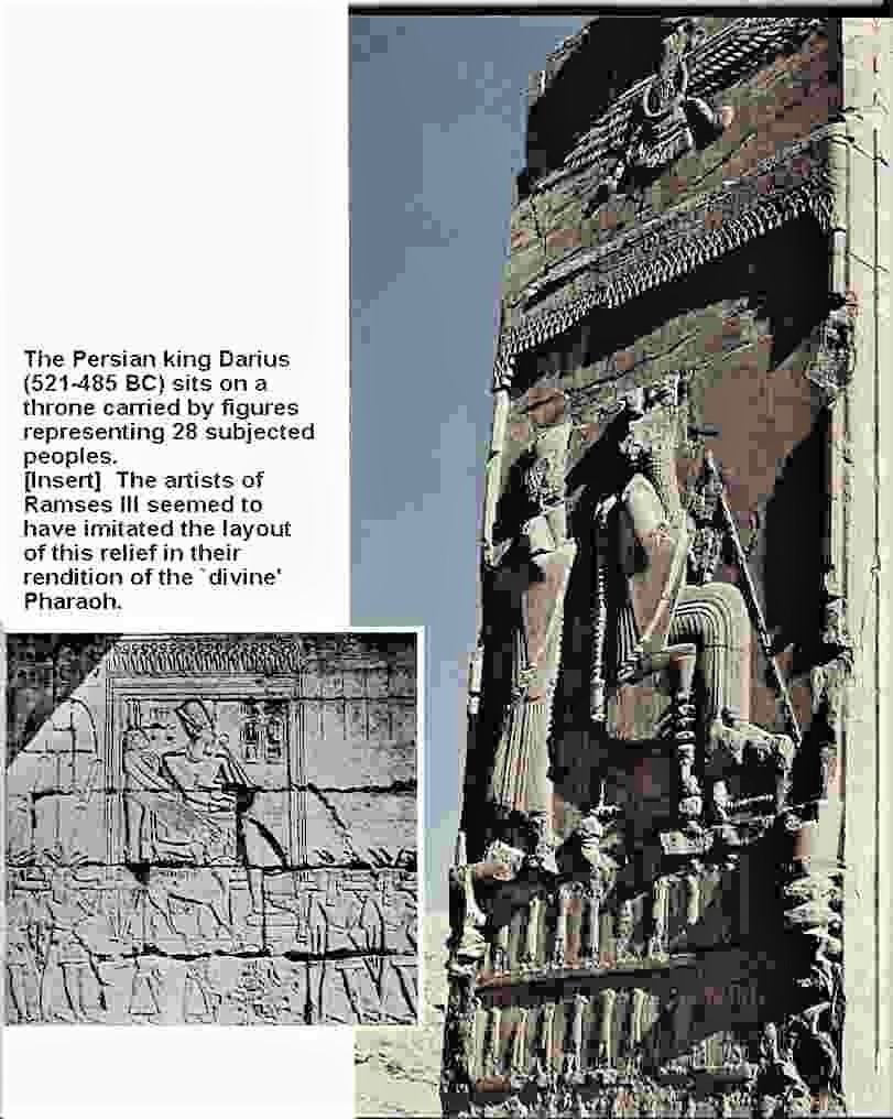 17d - Ashur above protecting King Darius