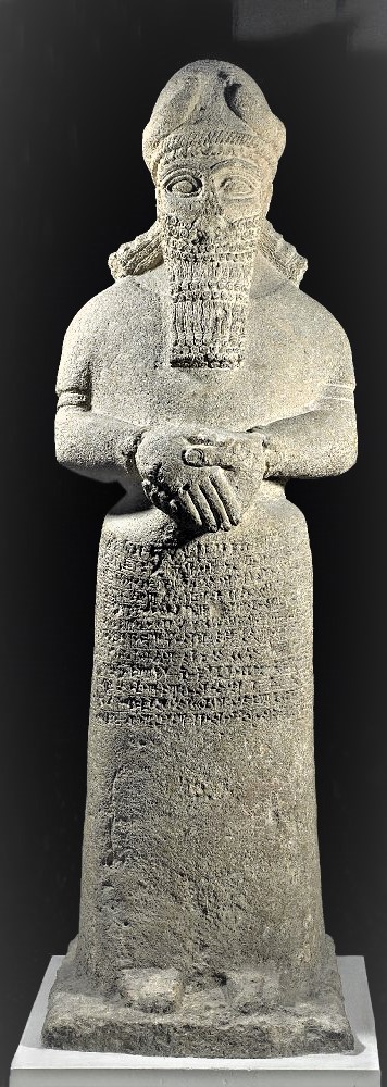 1a - Nabu, 3rd son to Marduk & Sarpanit, statue in Brittish Museum