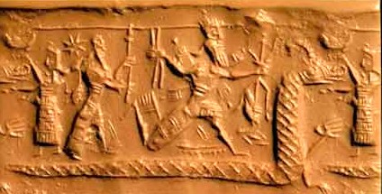 3m - Nabu & Marduk face off against Inanna, etc. for dominance over Mesopotamia, Enlil's descendants against Enki's descendants