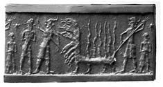 45a - Ashur & father Marduk's symbol