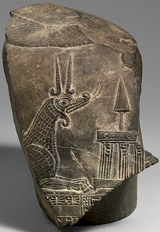 9 - symbols of Mushhushshu & Marduk's rocket atop his ziggurat