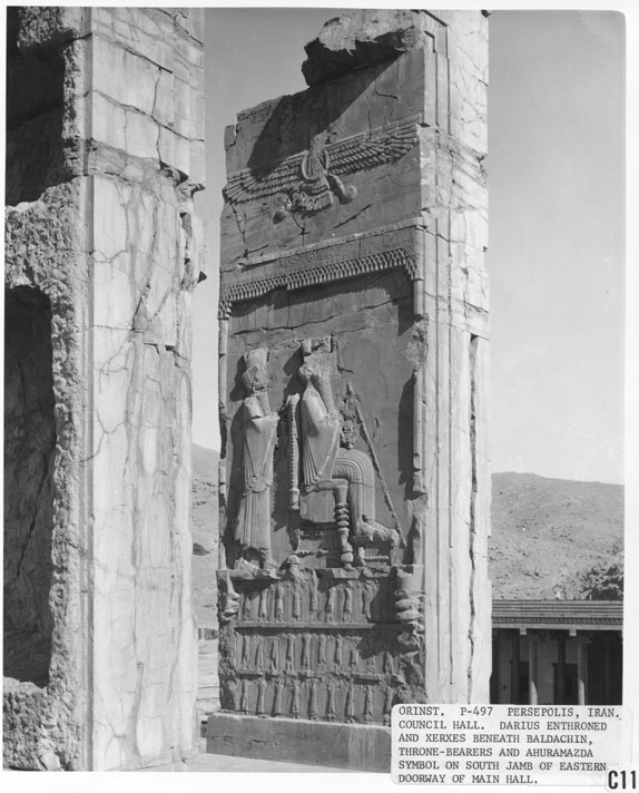 10ca - semi-divine giant king Darius & his sky-god protector