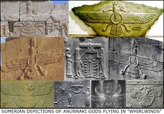 21 - Mesopotamian sky-gods with their sky-discs