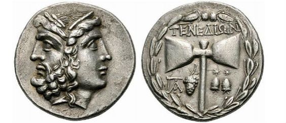 26 - Roman coin of Janus - Isimud