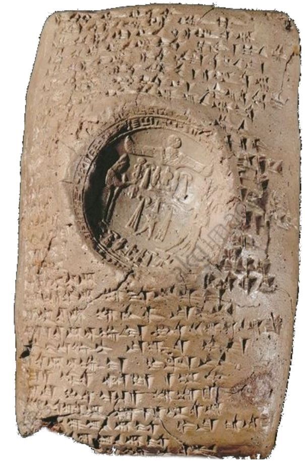 3 - Hittite artifact with winged sky-disc