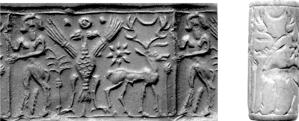 3n - unidentified god launches, & Ninurta's double-headed eagle symbol