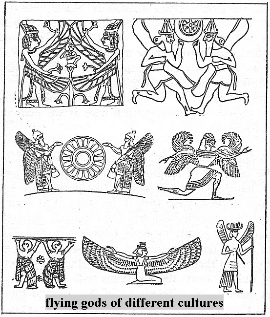 8a - winged gods of different cultures