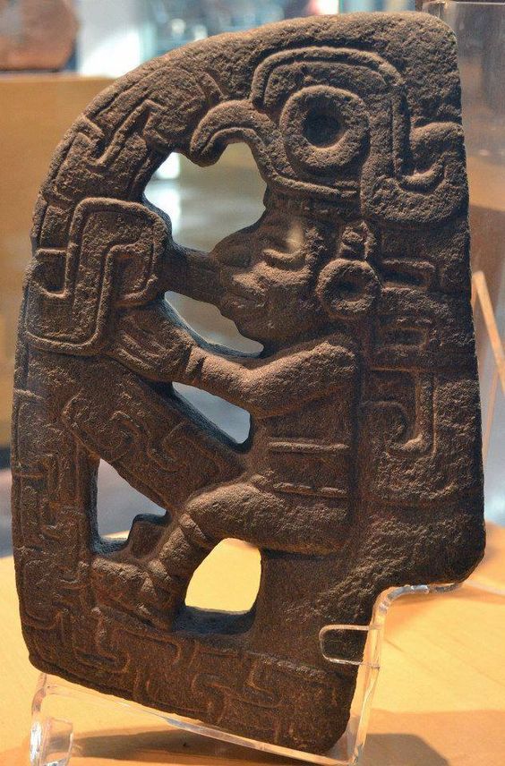 74b - Mayan astronaut pilots his sky-disc above the Earth
