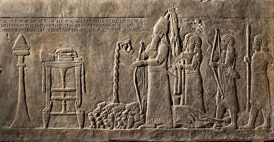 8a - giant semi-divine King Ashurbanipal