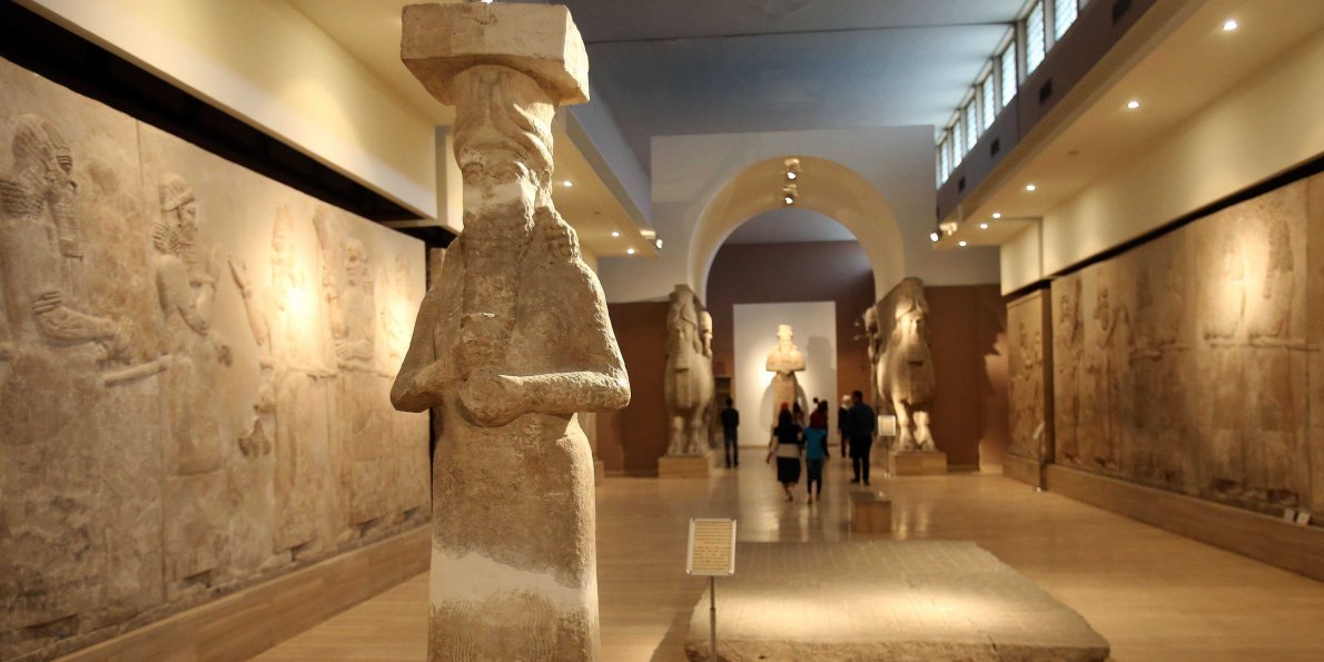 1 - Radical Islamists shamefully destroyed Enki's life-sized statue, & thousands more ancient Mesopotamian artifacts kept in Iraq , Syria, Egypt, Turkey, etc..