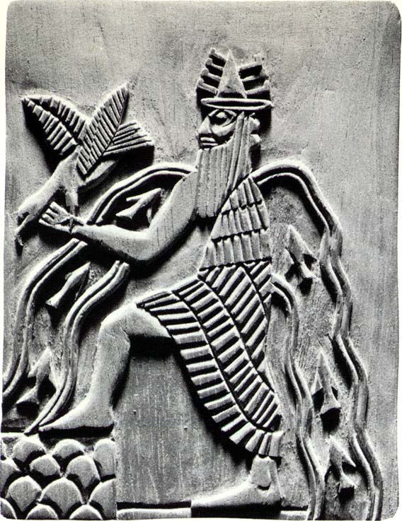 2ab - Enki, God of Waters, King Anu's eldest & wisest son, keeper of the MEs, Anunnaki discs of knowledge