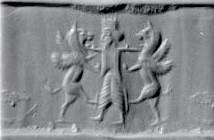 7i - Marduk battles winged beasts as if sworn enemies