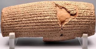 15a - Cylinder of Cyrus the Great, Cyrus rebuilds Babylon