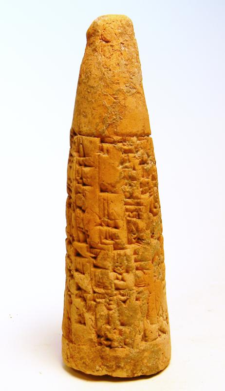 2 - Ishme-Dagan inscription on a cone shaped as a model shem, command module