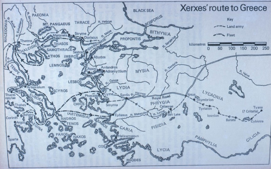 29 - Xerxes Route to Greece