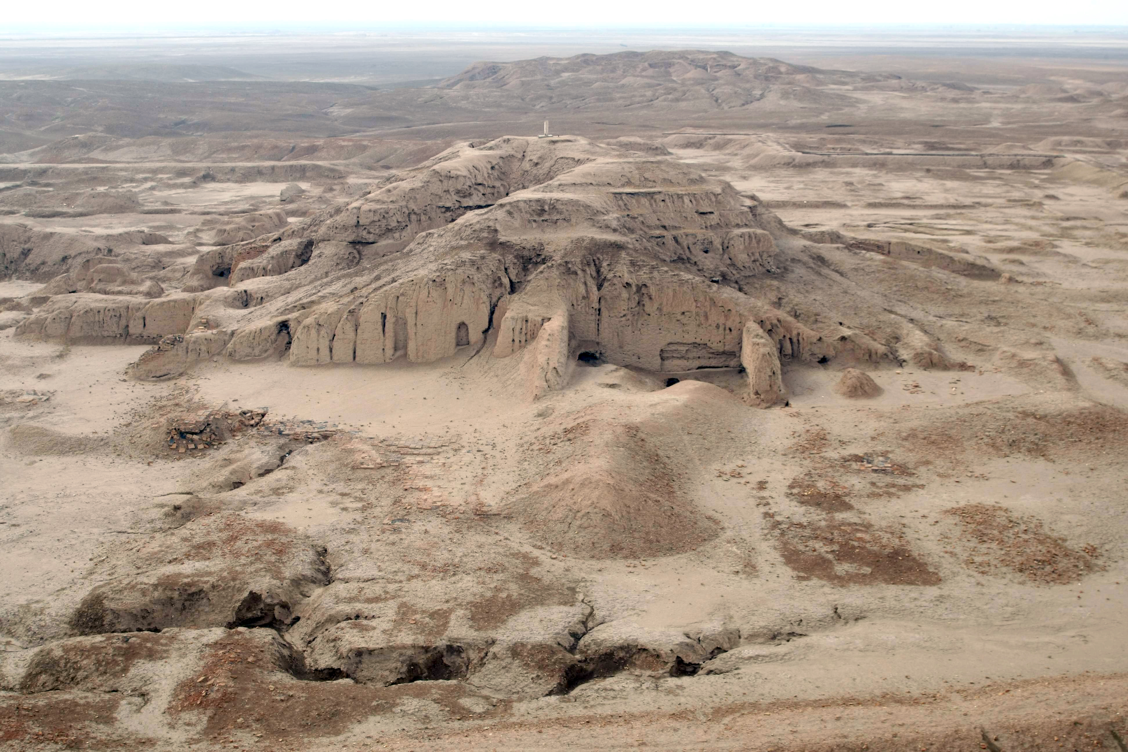 2g - A picture shows the archaeological site; imagine the amount of bricks & work just in making them