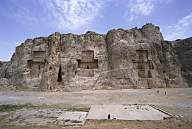 4b - three tombs, Darius I, Xerxes, & Artaxerxes, semi-divine family