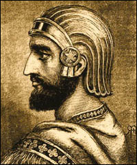 6 - semi-divine Cyrus the Great, portrait