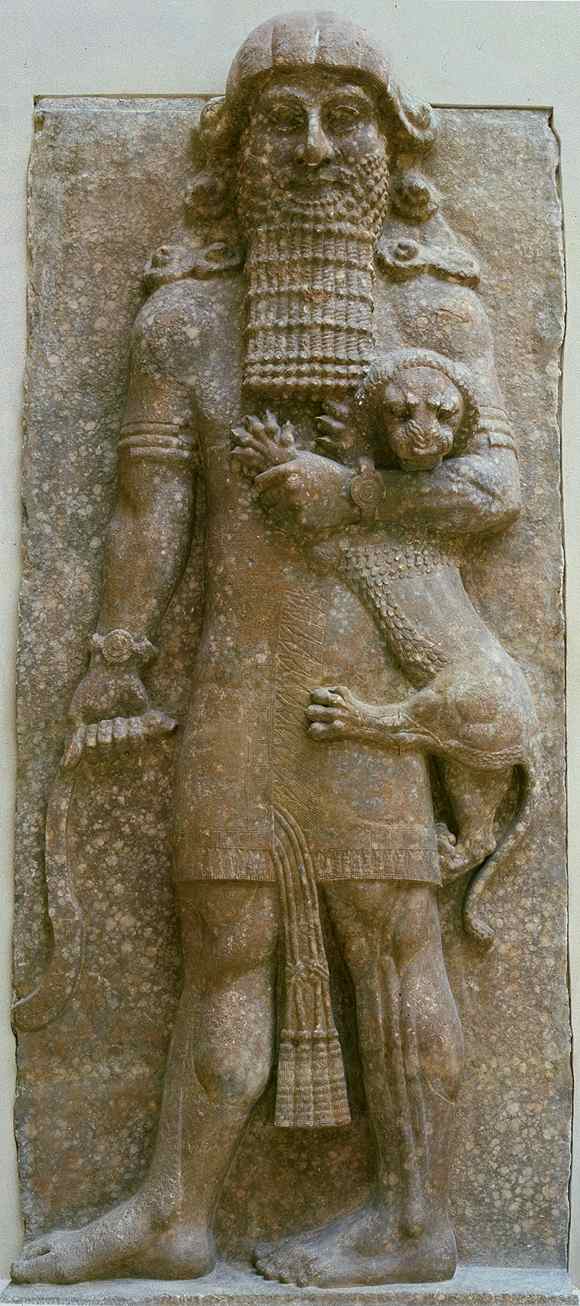 6b - Gilgamesh, early mixed-breed king of Uruk, unpopular by the people