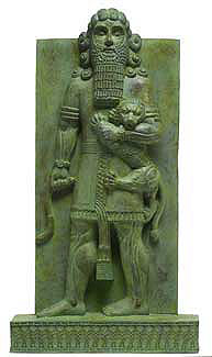 6c - Gilgamesh, giant son-king to goddess Ninsun & semi-divine King Lugalbanda