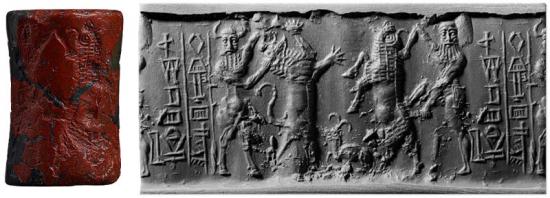 9g - Enki in battle of strength, Gilgamesh in battle of strength