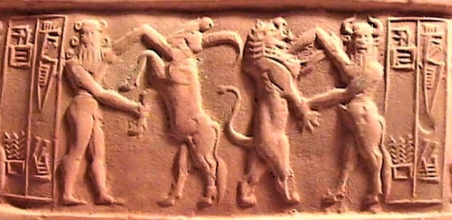 9h - another Gilgamesh & Enkidu scene