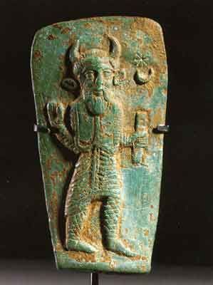 Persian Moon god Nannar, 4th cent. B.C.; Nannar was well known & well worshipped in late B.C. days