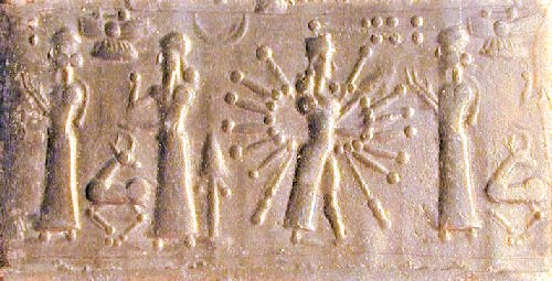 16c - Inanna & her divine powers, father Nannar, & grandfather Enlil; Inanna is the Goddess of Love & War, Enlil is the Commander of the Anunnaki race on Earth, his commands are final