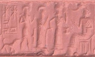 1oa - unidentified semi-divine worker & someday king, & Inanna leads semi-divine king to mother Ningal, the Queen goddess of Ur; a time long forgotten when the gods came down & walked & talked with semi-divine earthlings