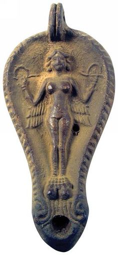 Inanna pendant, winged pilot Goddess of Love