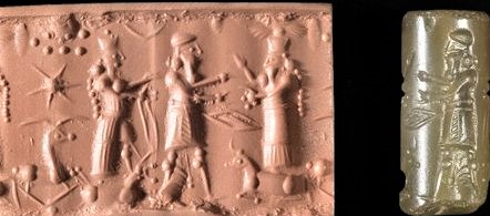 37 - Bau, semi-divine king, & Adad, the semi-divine king would receive his instructions from the gods & pass them on to the people, acting as a perfect go-between