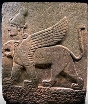 6a - Inanna as winged lion sphynx