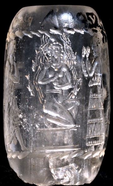 9q - Inanna cylinder seal with Ninshuber