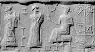 48 - Ninsun, a semi-divine son-king, & Nannar; when the gods had sex with the daughter of men they produced semi-divine offspring who were appointed to kingships